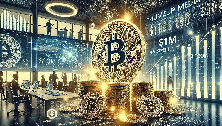 
			Thumzup Media инвестирует $1 млн в биткоин, увеличивая криптовалютные холдинги		
