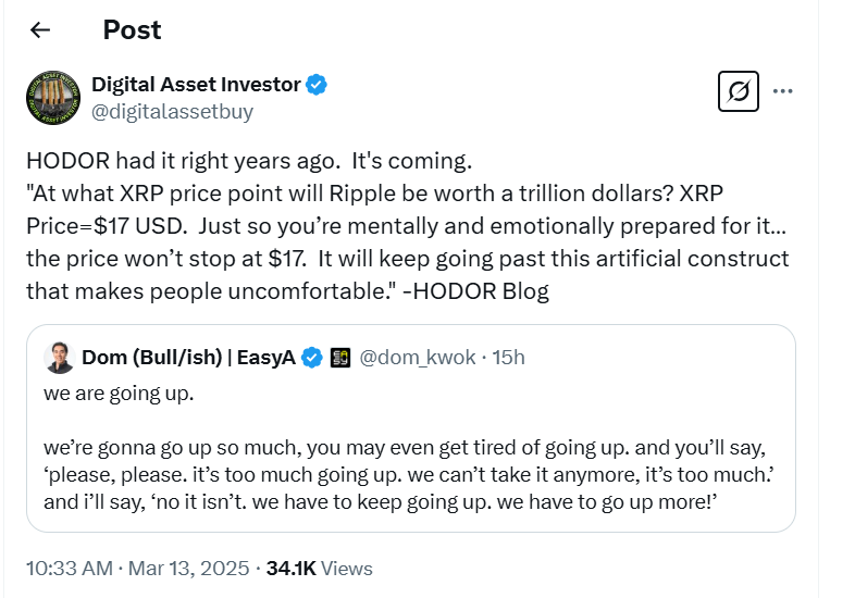 
			Цена XRP: от взлетов на Луну до судебных исков, дебаты продолжаются		