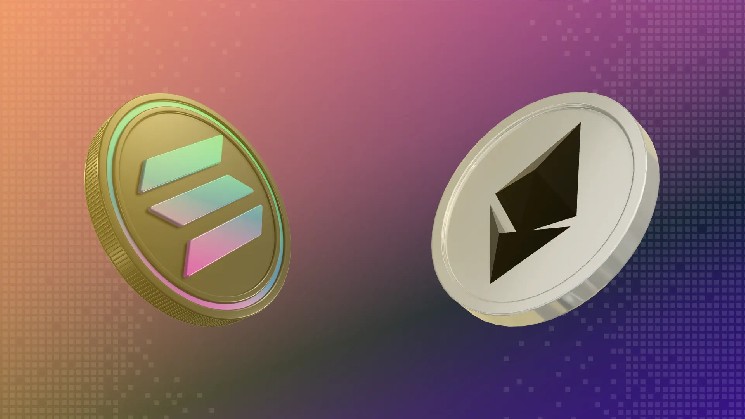 
			Solana на мгновение обошла Ethereum по объёму стейкинга		
