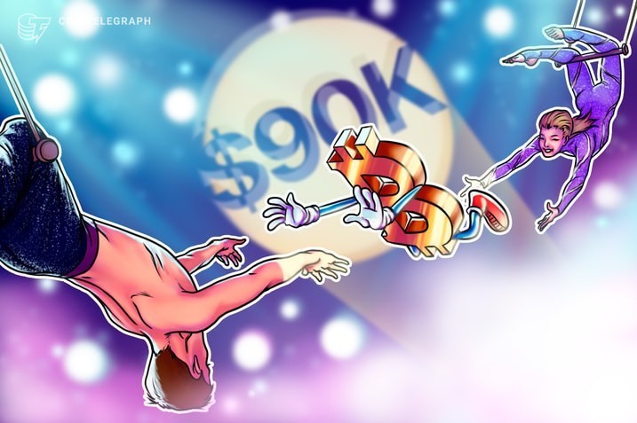 
			Биткоин откатился к $90 000 вопреки запуску ФРС &laquo;количественного смягчения&raquo;		
