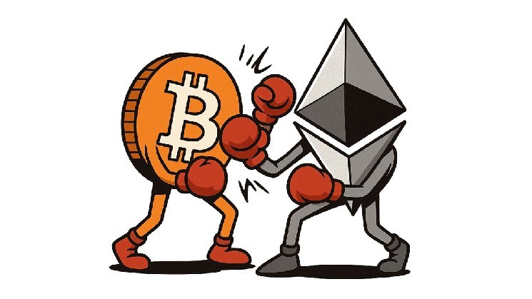 
			Ethereum может вырасти на 170% относительно биткоина после пробоя нисходящего тренда		